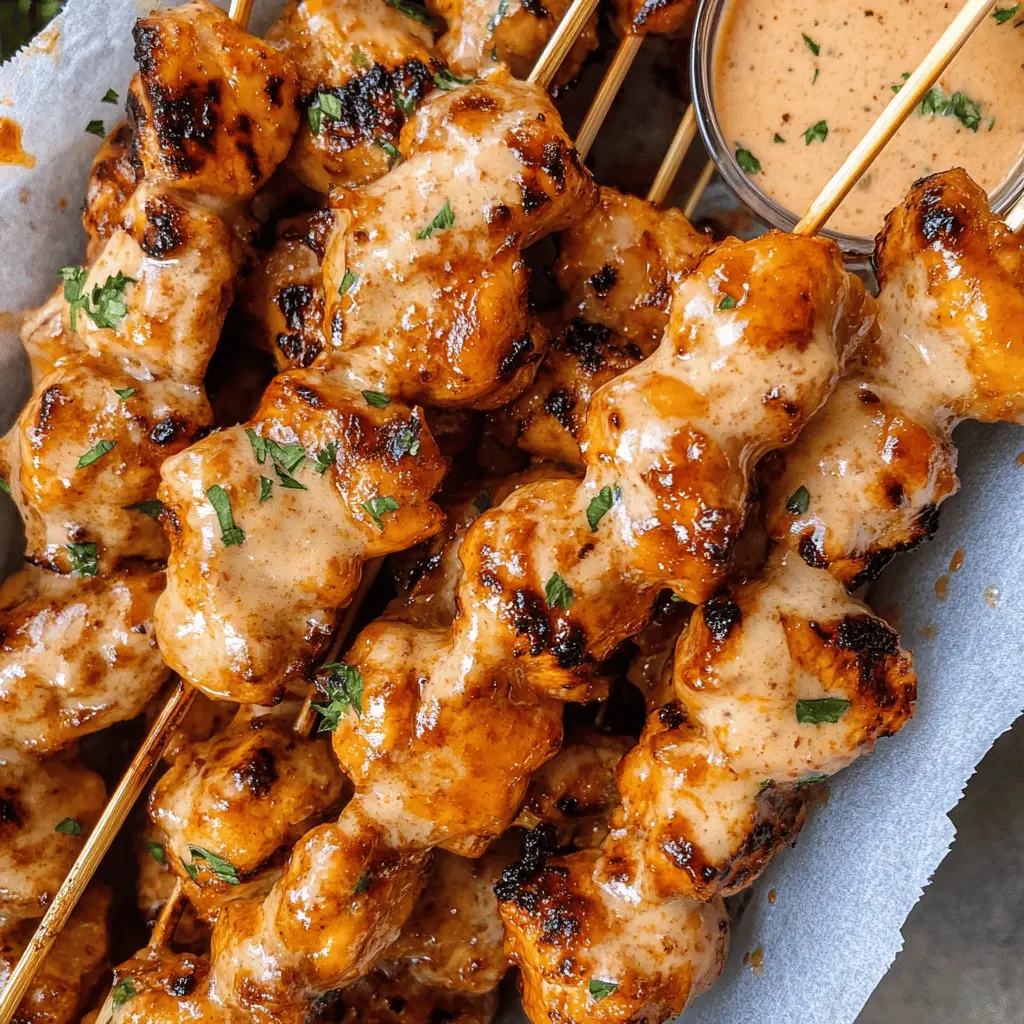 Spice up your mealtime with these Bang Bang Chicken Skewers! Perfectly marinated chicken is grilled to perfection and topped with a creamy, spicy sauce. These skewers are great for parties, family dinners, or weekend barbecues. Save this recipe to impress your friends and family with a flavorful twist on classic chicken skewers!