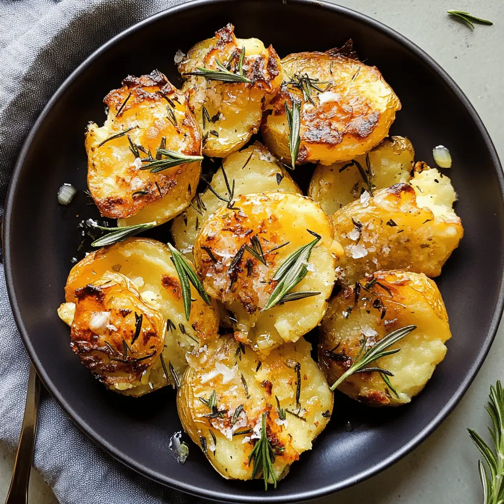 These Grilled Garlic Rosemary Smashed Potatoes are a perfect blend of crispy and tender, with vibrant garlic and fresh rosemary flavors shining through. Ideal for summer barbecues or cozy dinners, this recipe will elevate your side dish game. Save this pin for a delicious treat that pairs wonderfully with grilled meats or veggies!