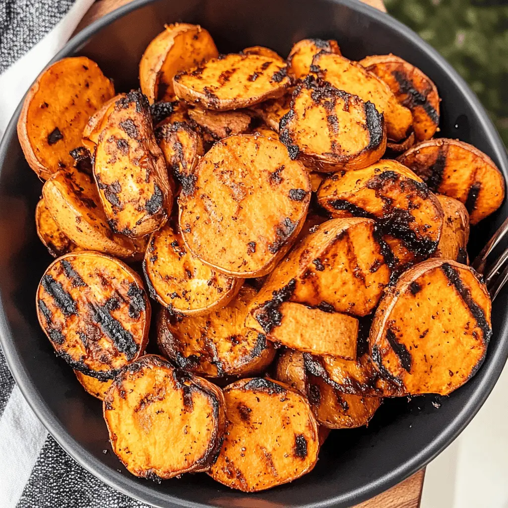 Transform your meals with delicious grilled sweet potatoes! These tender and naturally sweet bites are perfect for summer barbecues or as a unique side dish. Seasoned to perfection, they add a flavorful twist to any plate. Save this recipe for your next outdoor gathering or family dinner!