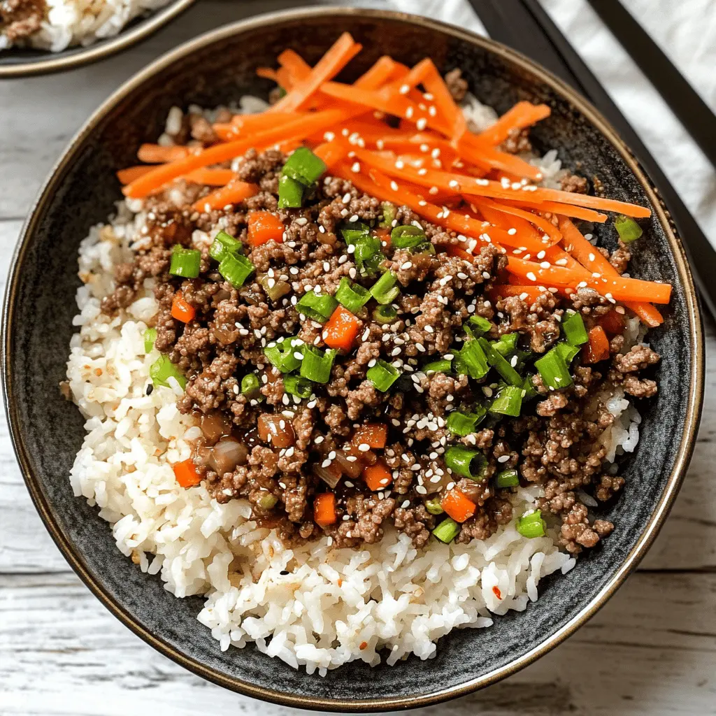 Enjoy a quick and flavorful dinner with these Ground Beef Teriyaki Rice Bowls! Made with savory ground beef, fresh veggies, and a sweet teriyaki sauce, this dish is perfect for busy weeknights. Serve over fluffy rice for a satisfying meal everyone will love. Save this recipe for a delicious family dinner or meal prep idea!