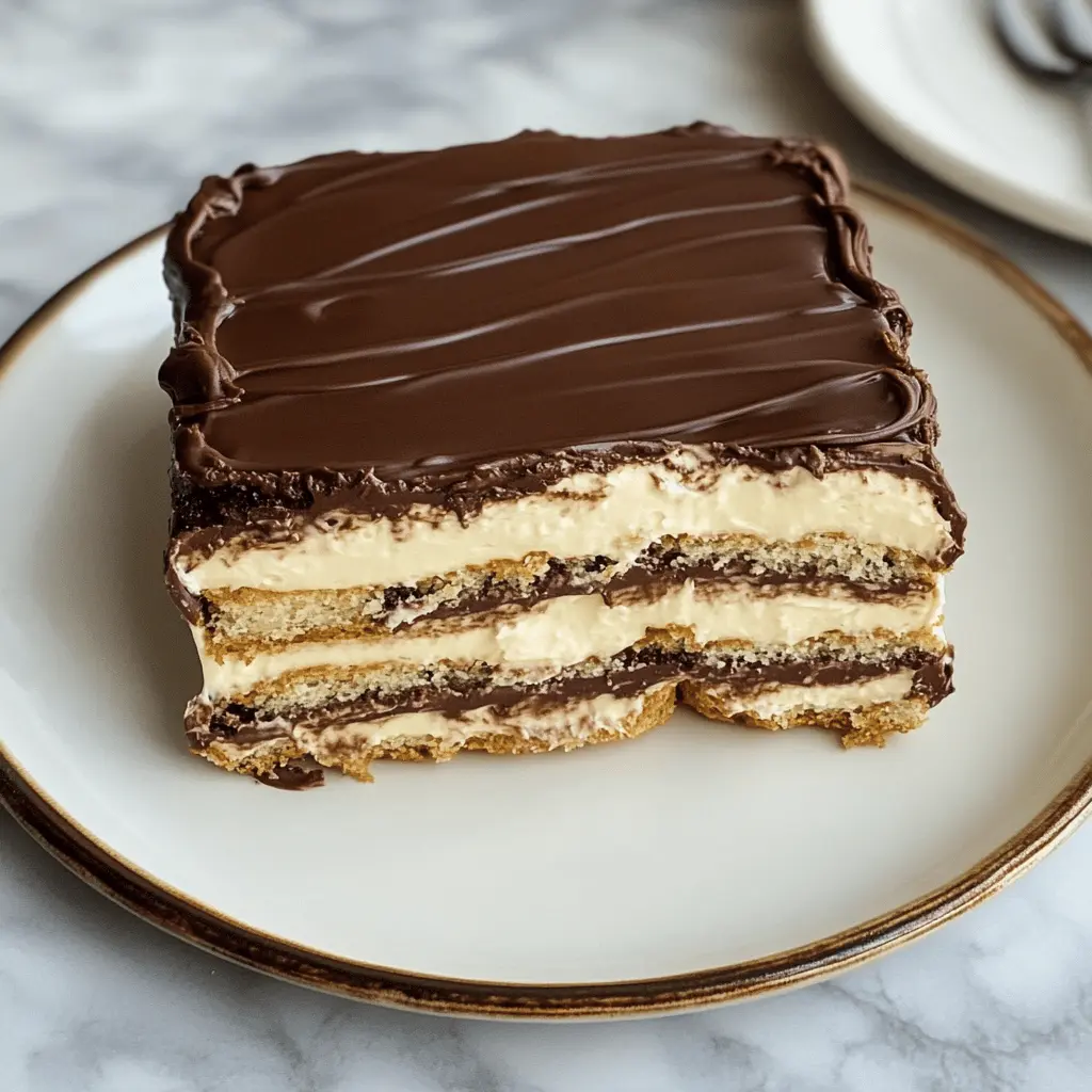 Treat yourself to this easy No-Bake Chocolate Eclair Cake! With layers of creamy vanilla pudding and rich chocolate ganache, it’s a delightful twist on the classic eclair. Perfect for summer gatherings or any occasion when you want a sweet treat without the fuss. Save this recipe now to impress your friends and family with a simple yet delicious dessert!