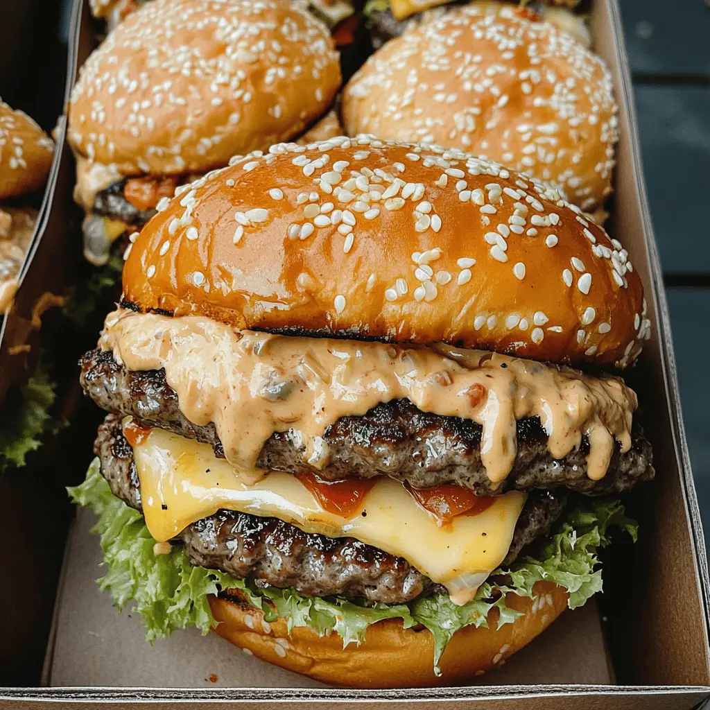 Get ready for a juicy treat! These Smash Burgers topped with creamy Baconnaise Sauce are a must-try for any burger lover. The perfect blend of crispy edges and delicious flavor will have everyone coming back for more. Ideal for cookouts or casual dinners, save this tasty recipe to impress your friends and family!