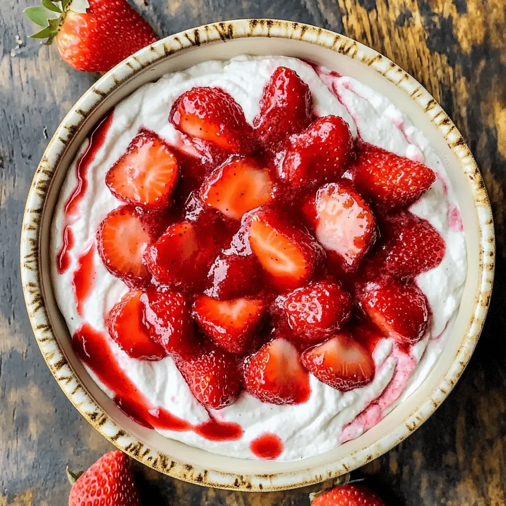 This Strawberry Cheesecake Dip is a delightful mix of creamy cheesecake flavor and fresh strawberries, all in a simple, no-bake recipe. Perfect for parties, picnics, or simply satisfying your sweet tooth. Serve it with graham crackers or sliced fruits for a tasty treat! Save this pin to whip up a crowd-pleaser at your next gathering.