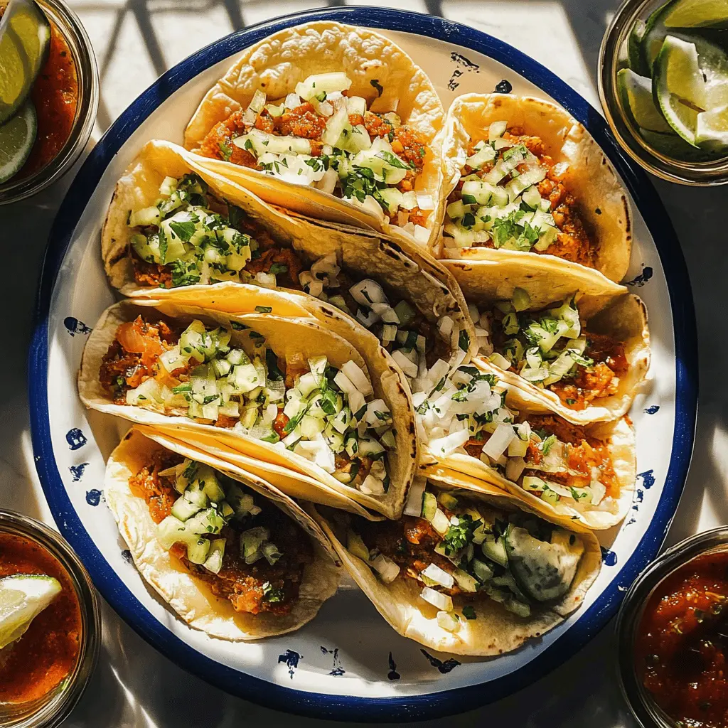 Crispy on the outside and bursting with flavor on the inside, these Tacos Dorados are a must-try! Packed with savory fillings and topped with fresh garnishes, they make for a satisfying meal at any time. Perfect for taco night or a fun gathering. Save this recipe to impress your friends and family with homemade delights!