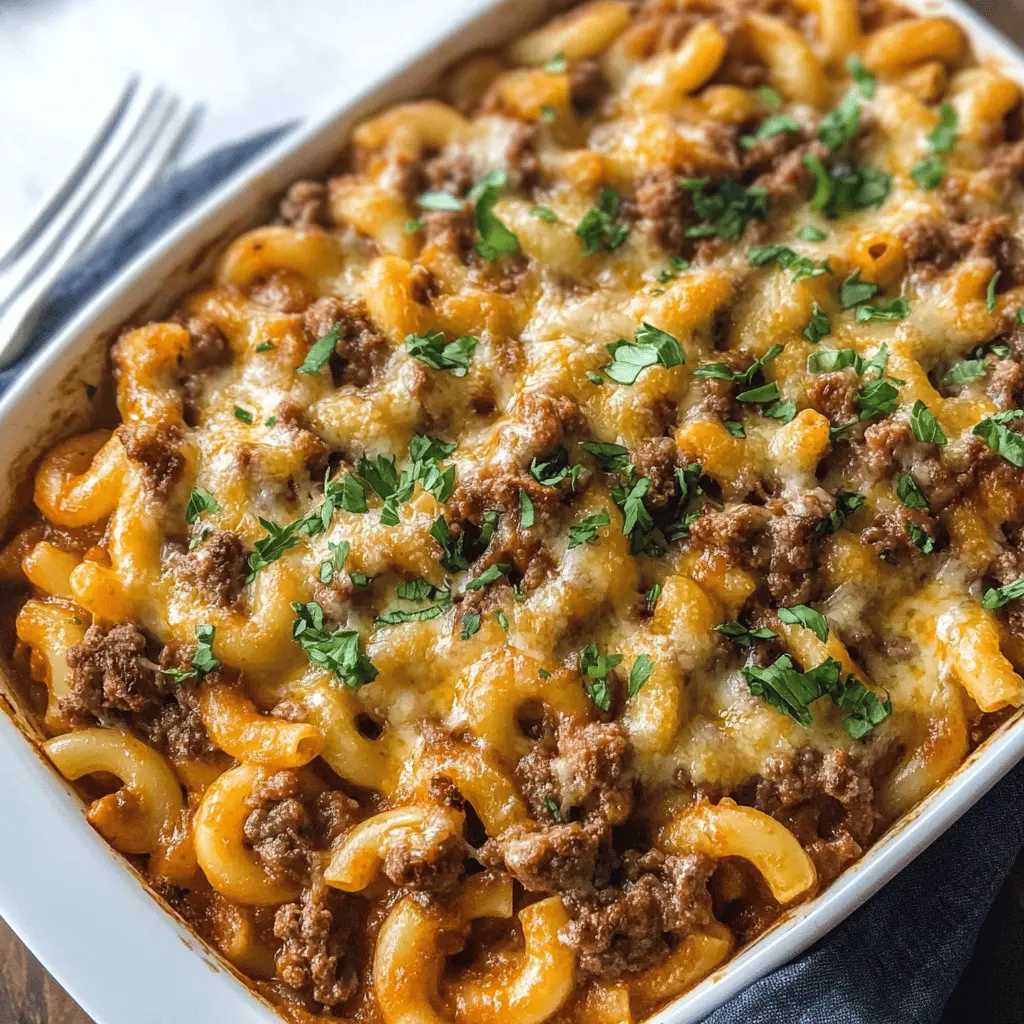 Comfort food at its finest! This Best Homemade Beefaroni recipe combines tender ground beef, rich tomato sauce, and pasta for a delicious twist on family favorites. Perfect for busy weeknights or a cozy dinner at home. Save this recipe for a hearty meal that everyone will love!