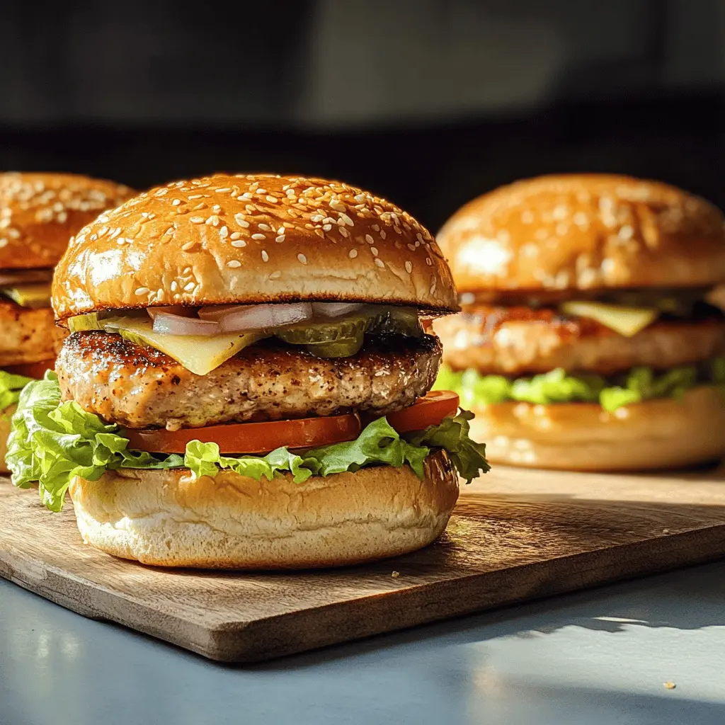 Juicy turkey burgers that will impress everyone at your next barbecue! Packed with flavor and made with lean turkey for a healthier twist, these burgers are perfect for summer gatherings or a cozy weeknight dinner. Don’t forget your favorite toppings! Save this recipe for a delicious and easy meal that everyone will love.