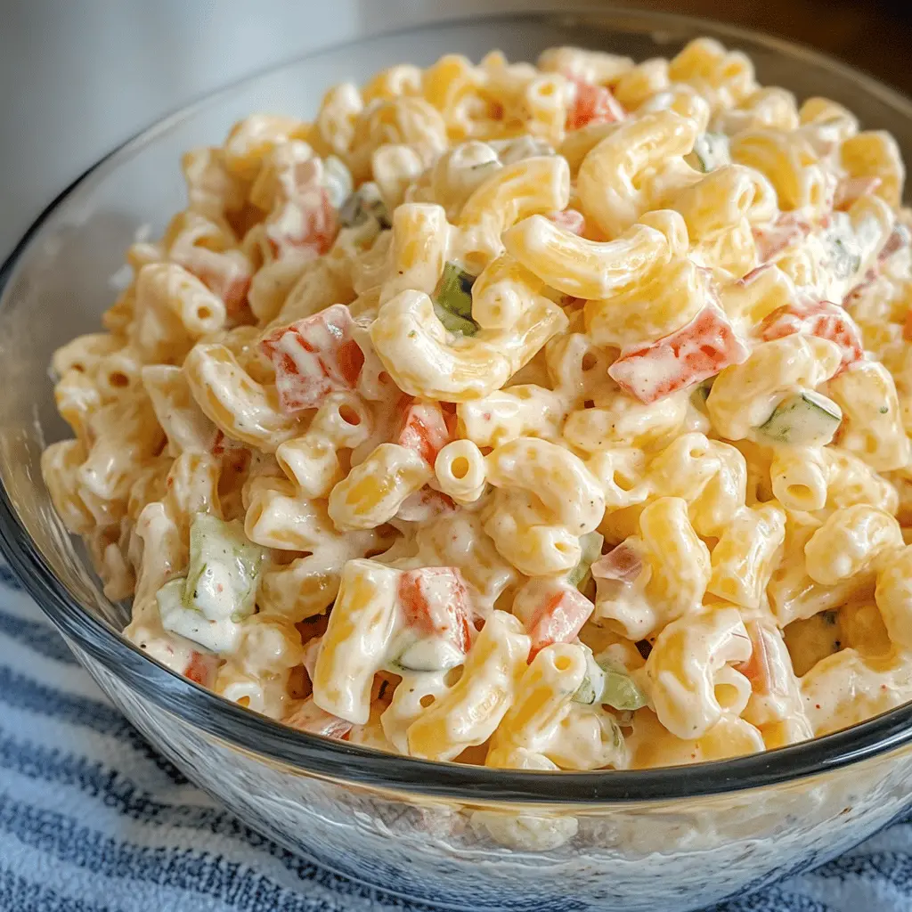 Easy Creamy Guy Fieri Macaroni Salad Recipe