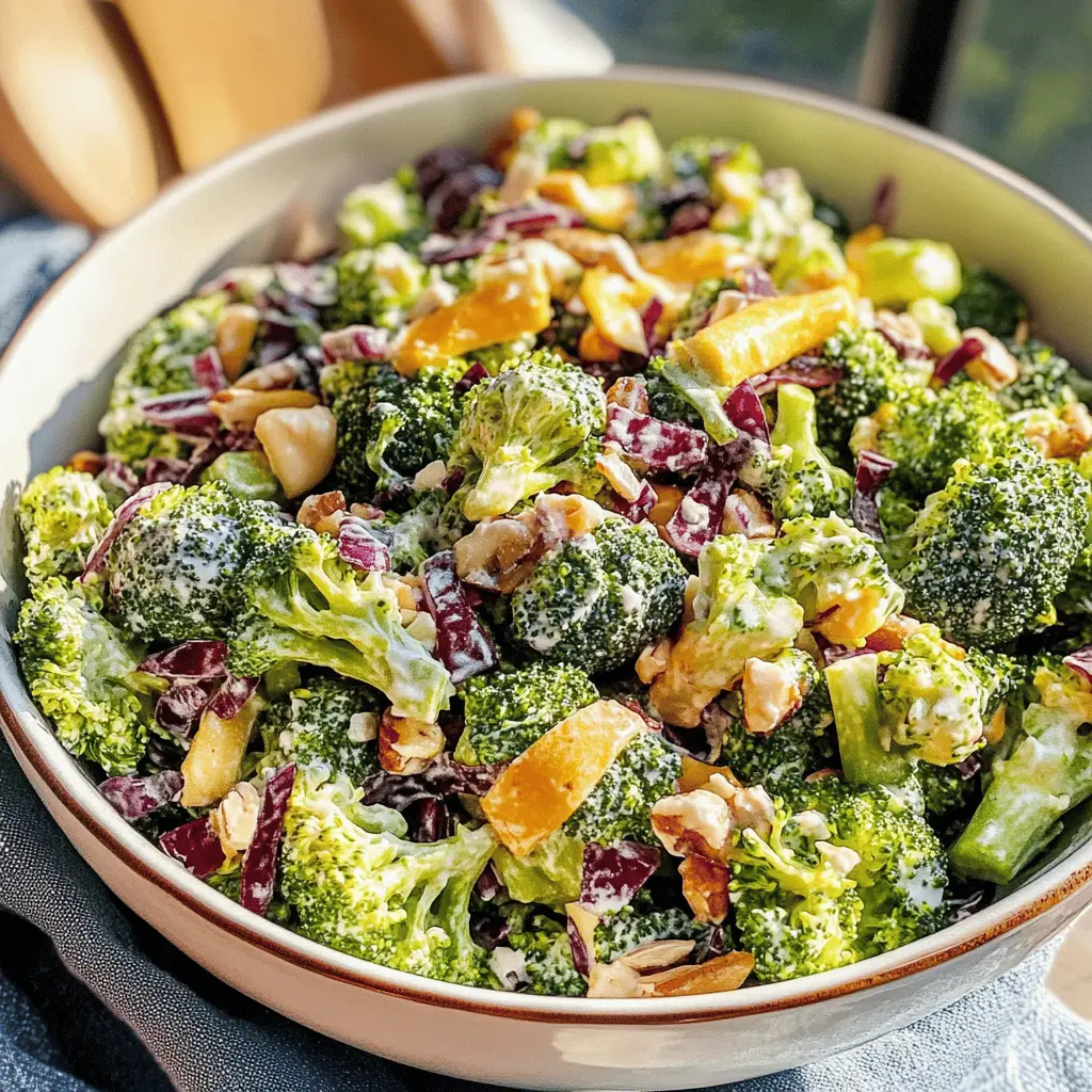 Easy Crunchy Broccoli Salad Recipe