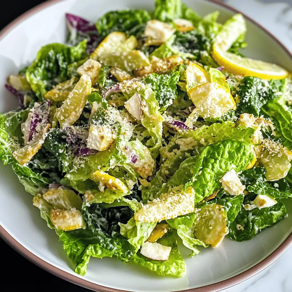 Quick Lemon Parmesan Lettuce Salad Recipe