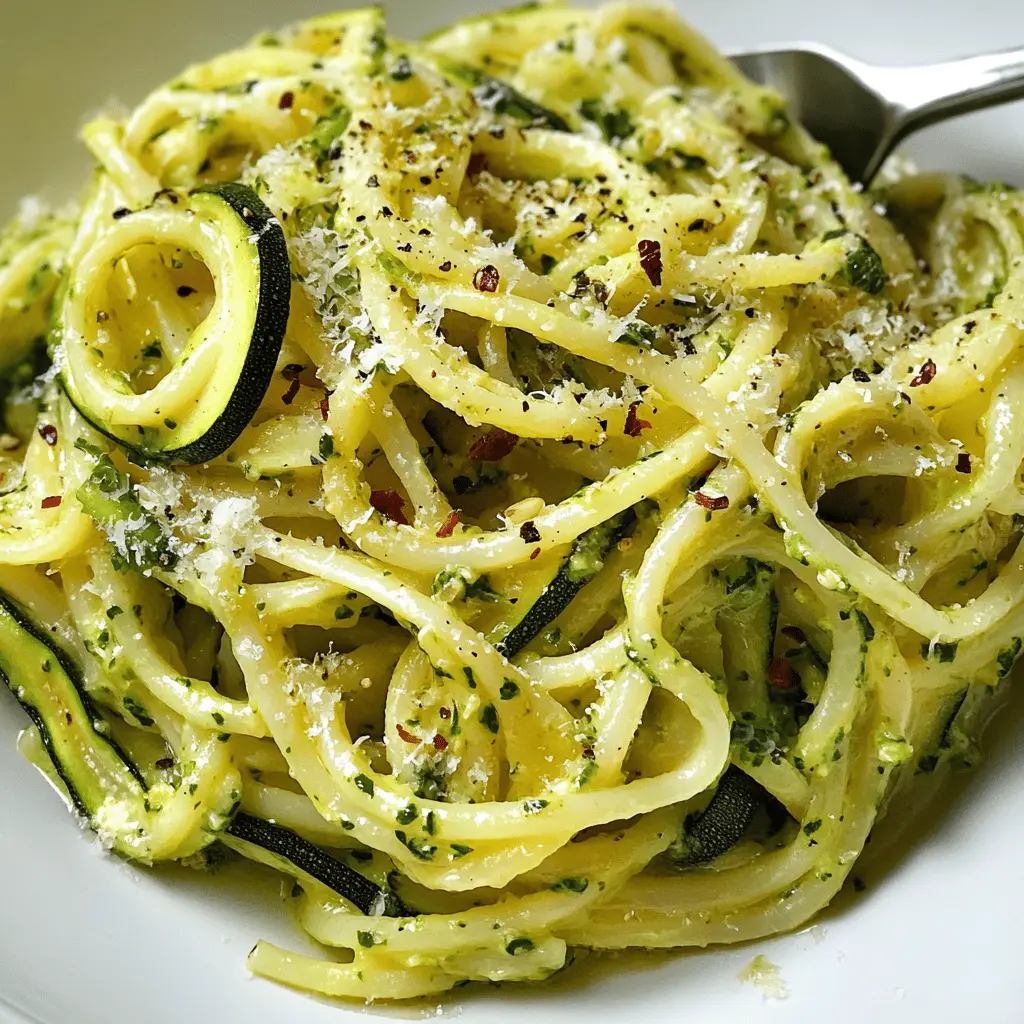 Easy Zucchini Butter Pasta Recipe