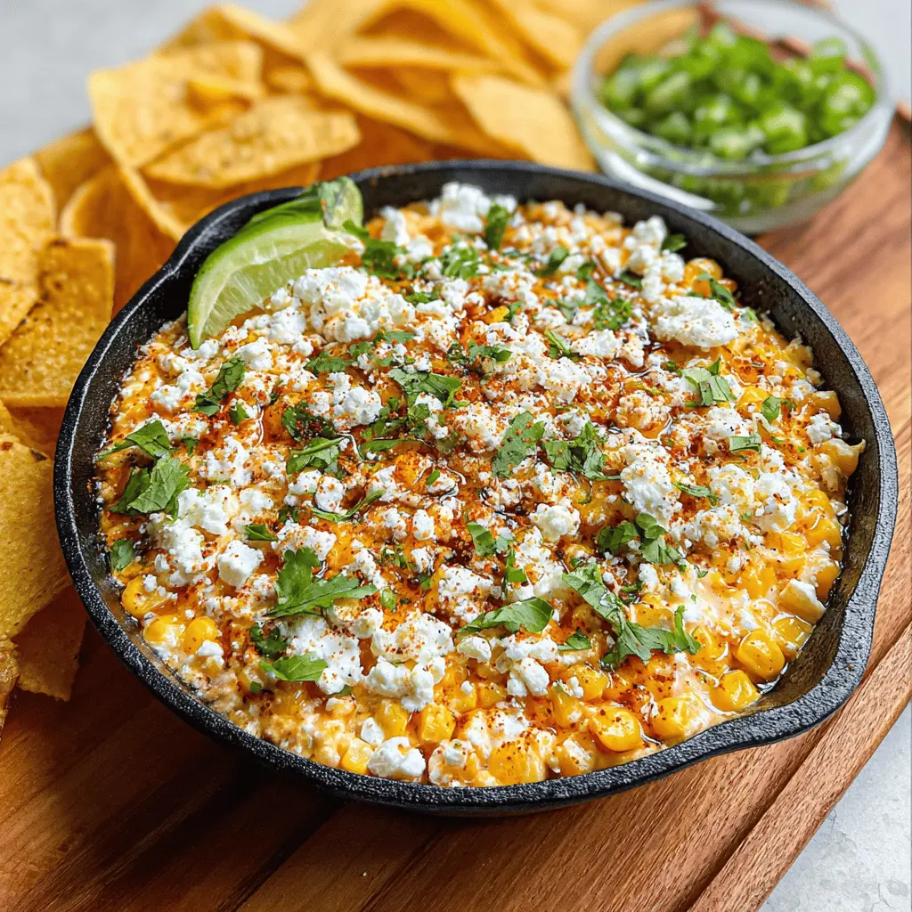 Easy Mexican Street Corn Dip Recipe