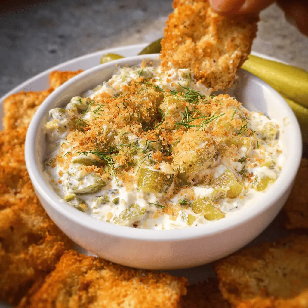 Easy Fried Pickle Dip Recipe