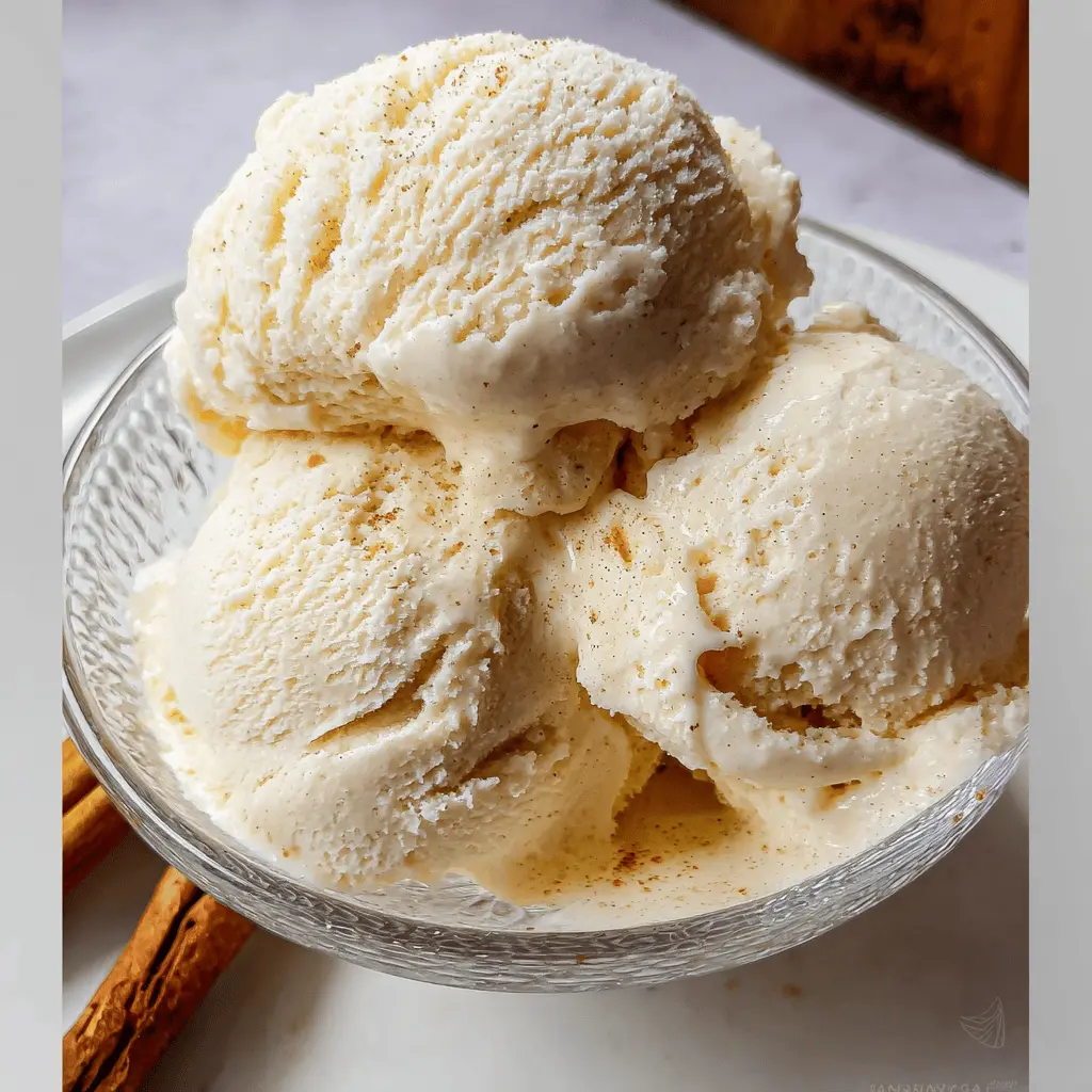 Easy Homemade Eggnog Ice Cream Recipe