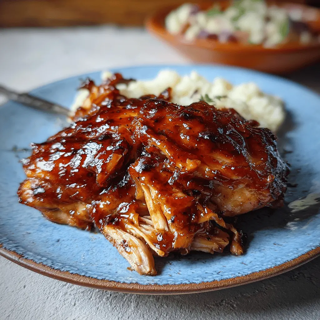 Easy Slow Cooker Peach BBQ Chicken Recipe