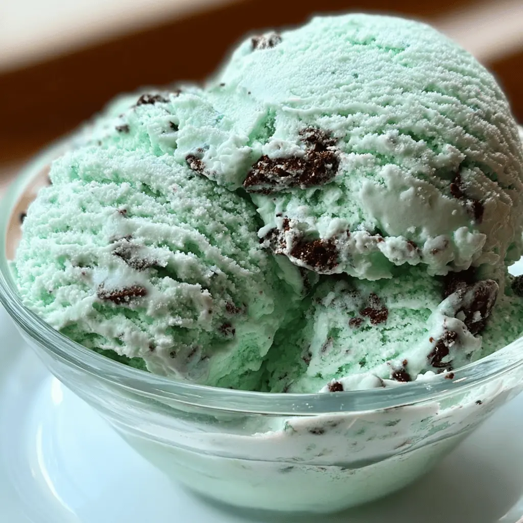Easy Mint Chocolate Chip Ice Cream Recipe