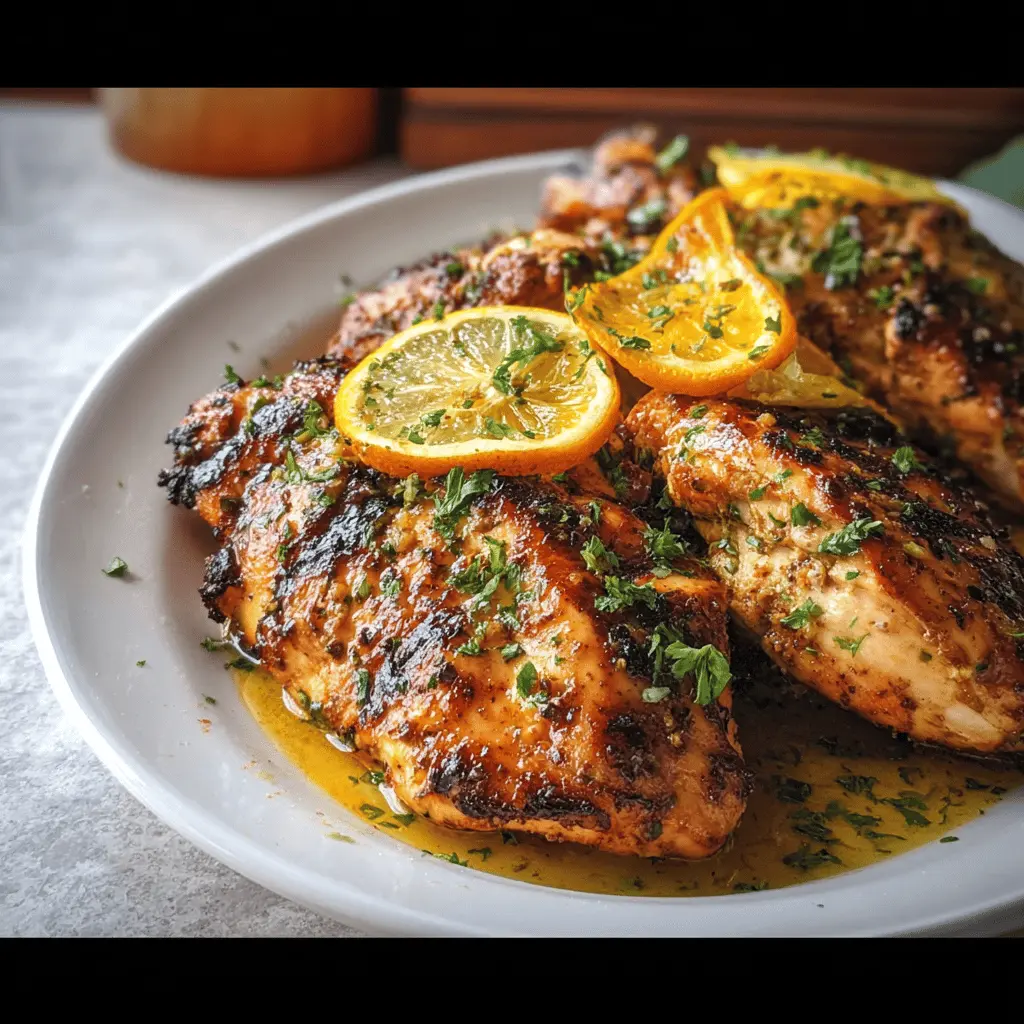 Easy Citrus Dijon Grilled Chicken Recipe
