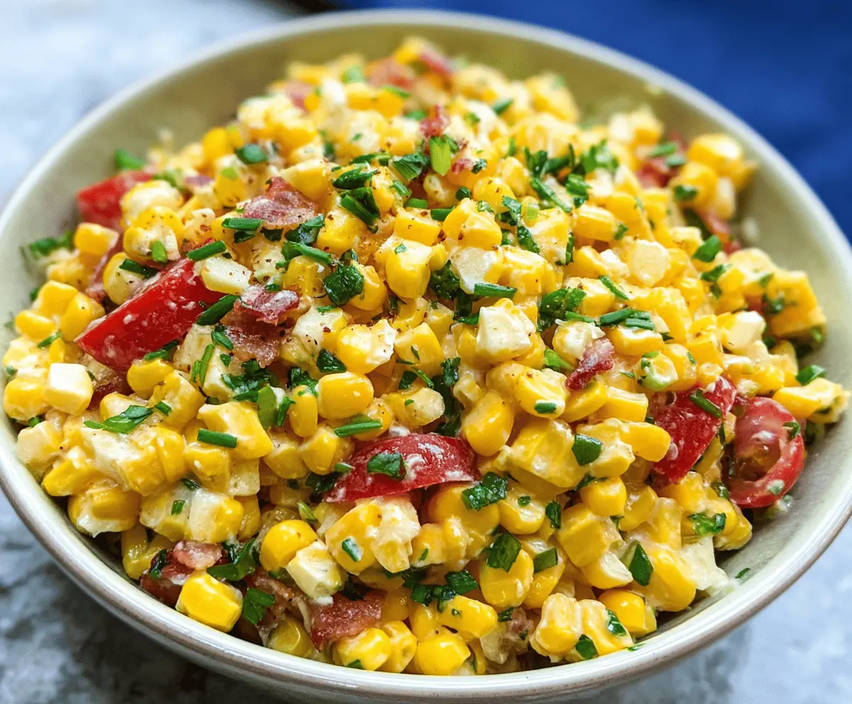 Easy Crack Corn Salad Recipe for Summer