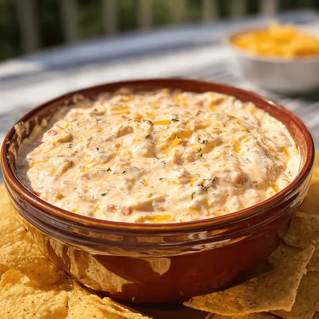 Easy Creamy Rotel Ranch Boat Dip Recipe