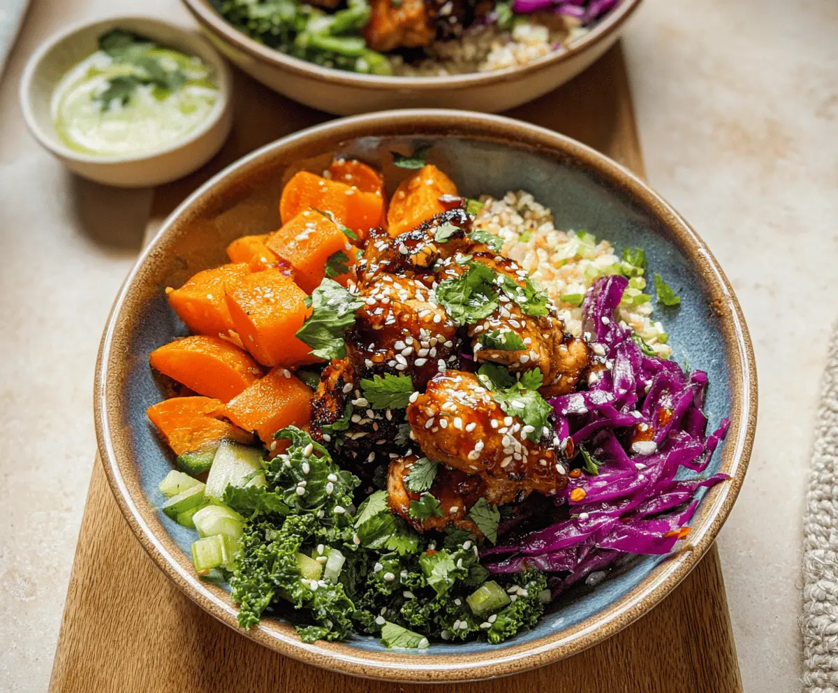 Easy Hot Honey Chicken Bowls Recipe