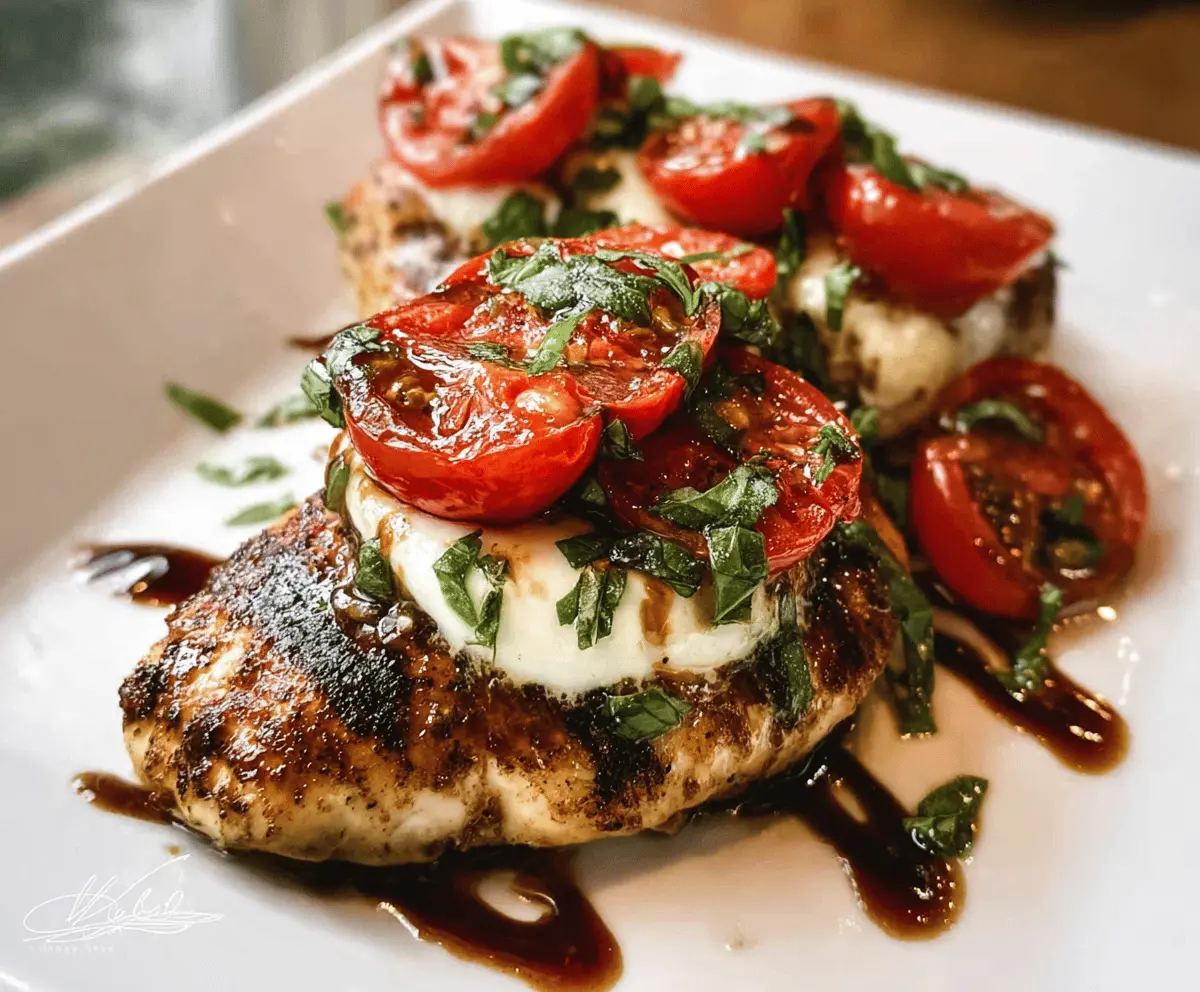 Easy Grilled Chicken Caprese Salad Recipe