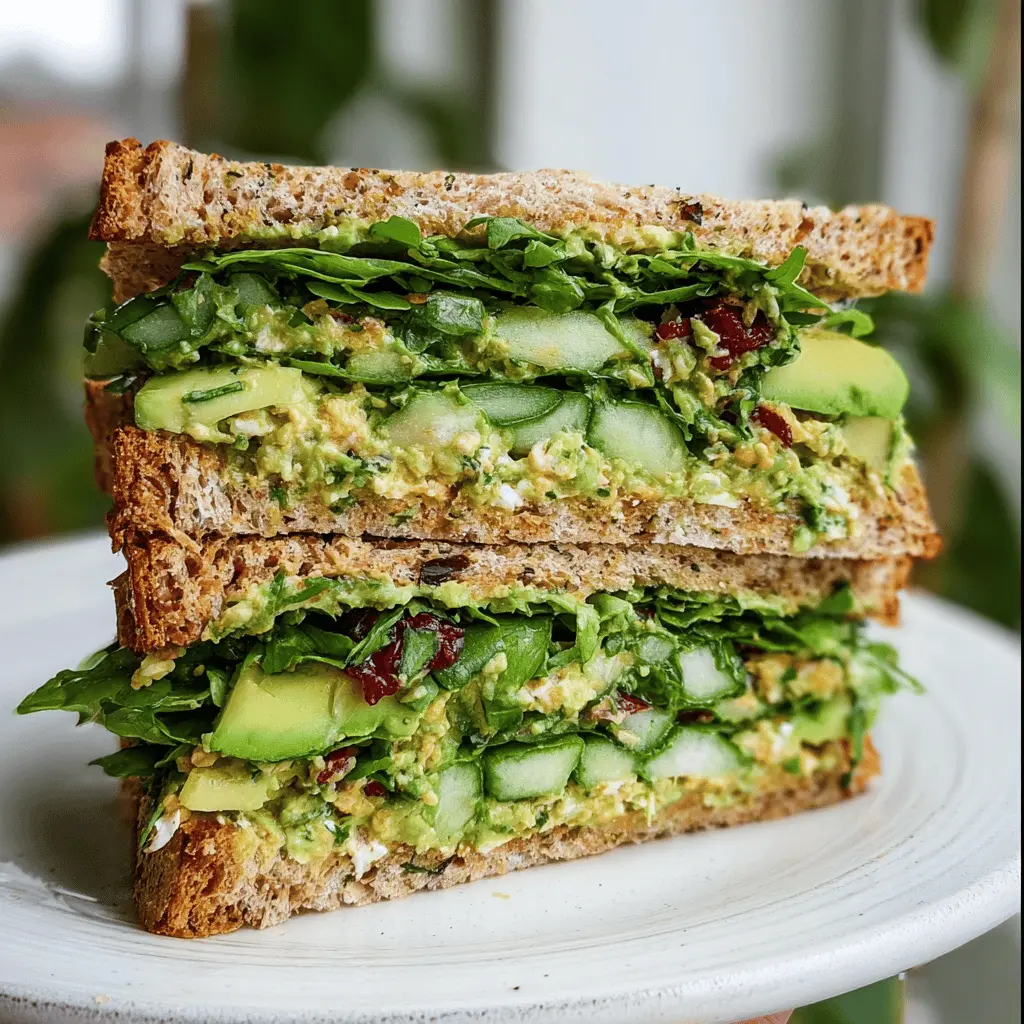 Easy Green Goddess Salad Sandwich Recipe