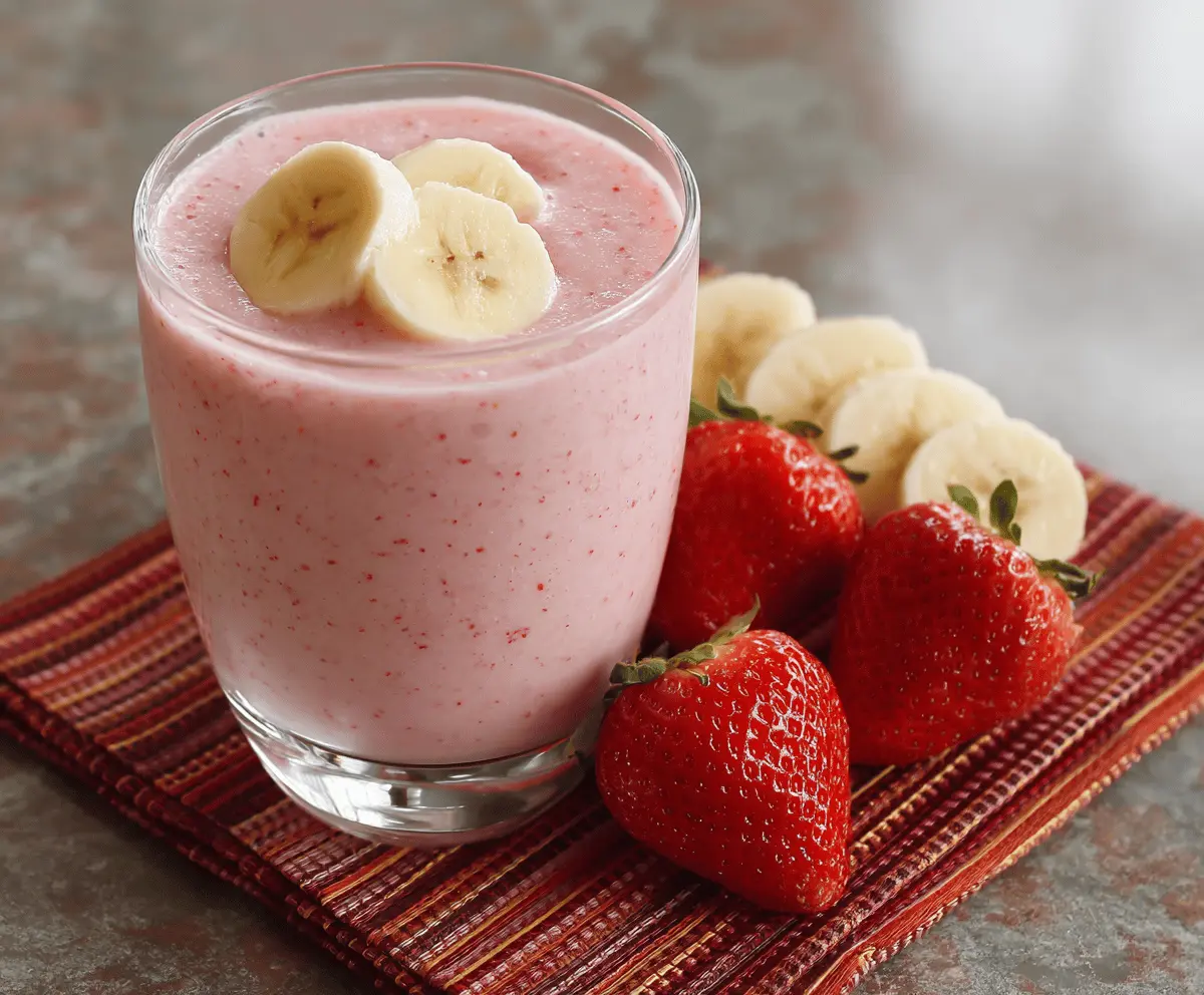 Strawberry Banana Smoothie