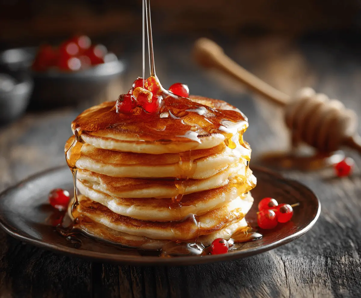 Pancakes with Maple Syrup