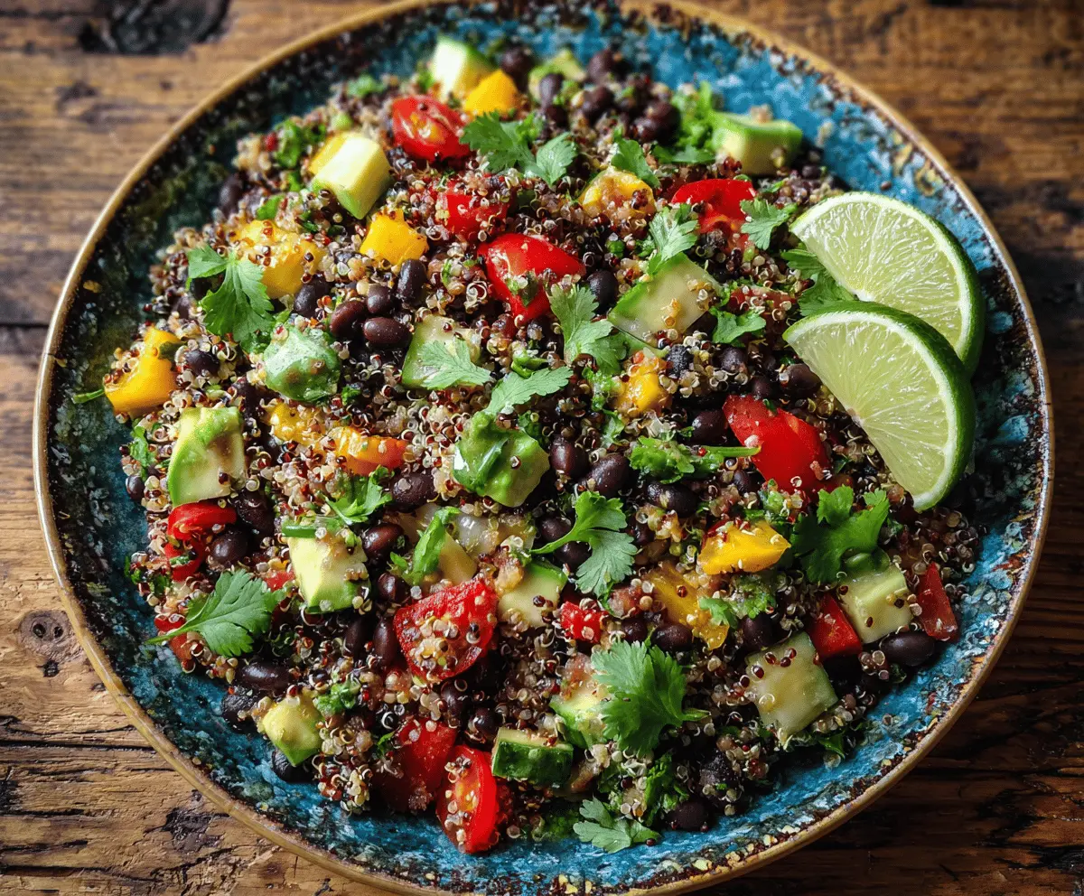 Quinoa and Black Bean Salad