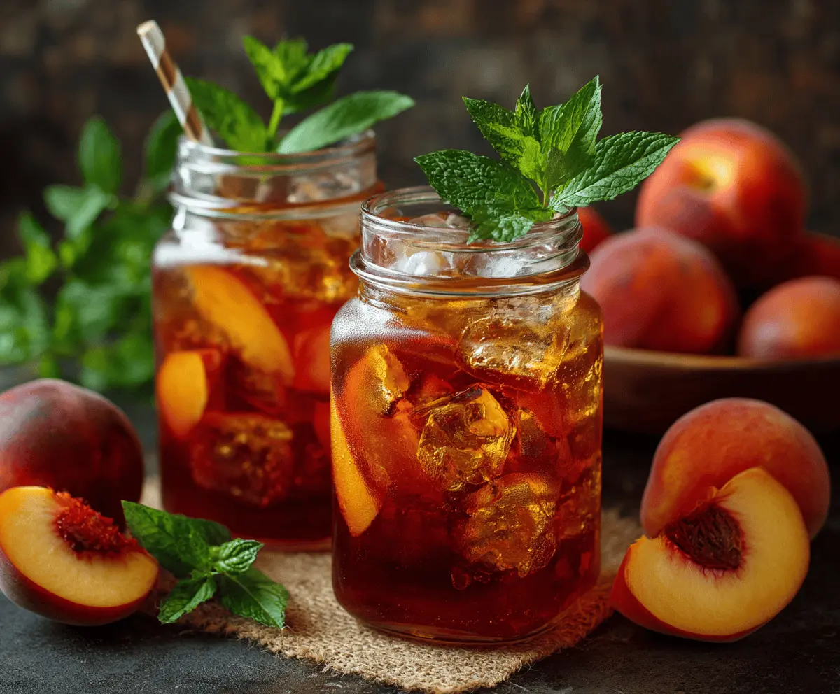 Peach Iced Tea