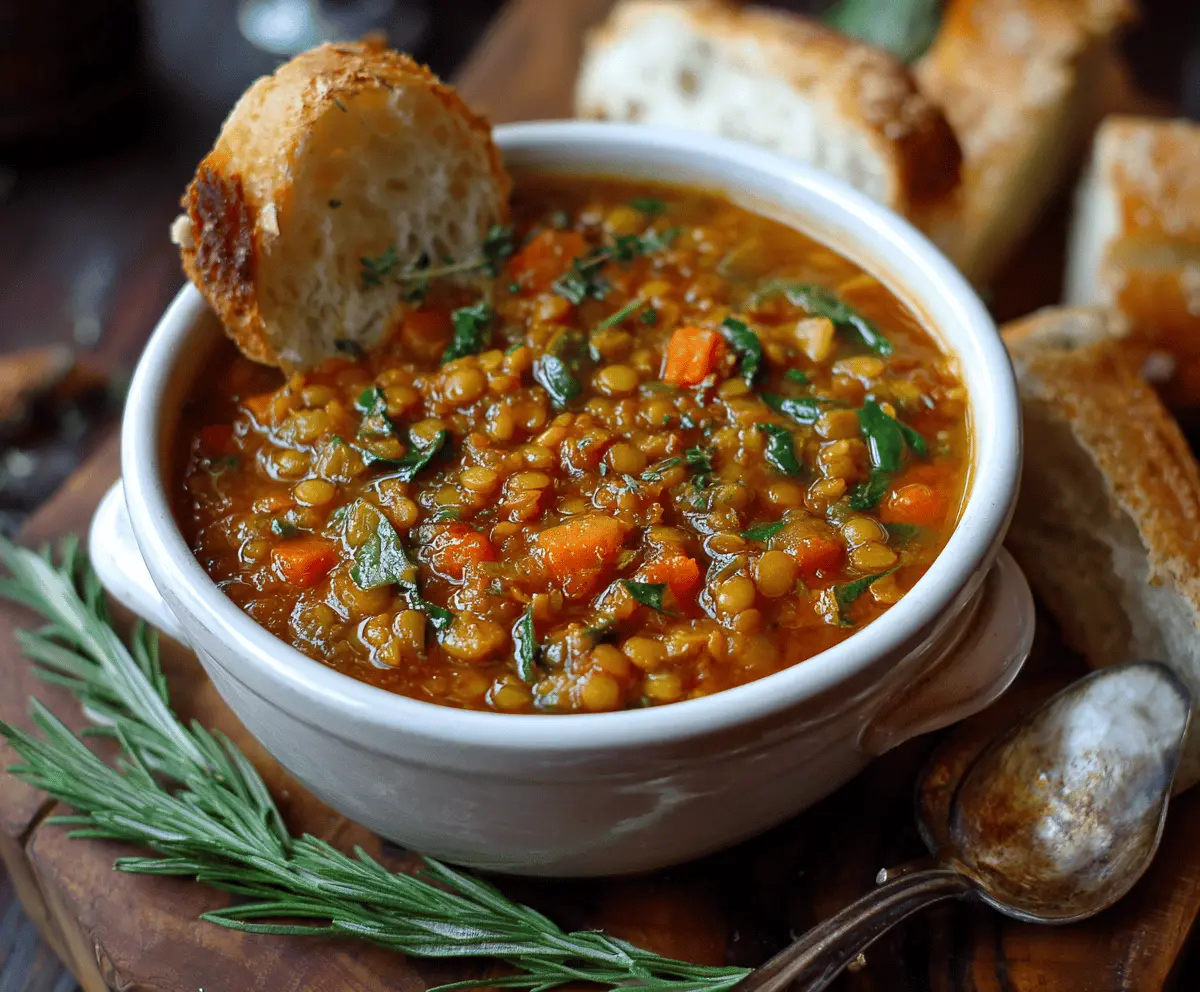 Vegetable Lentil Soup
