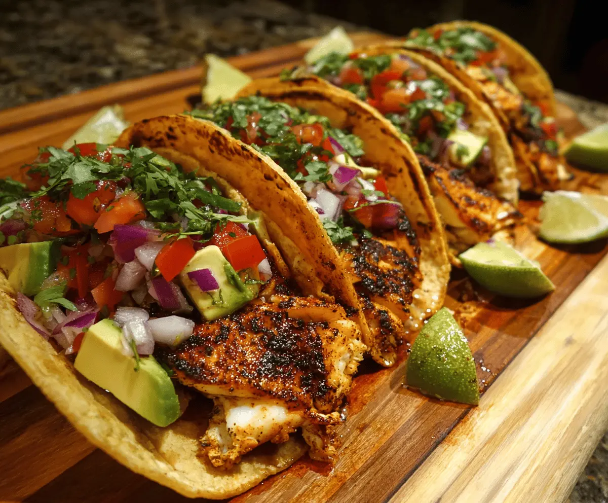 Grilled Fish Tacos