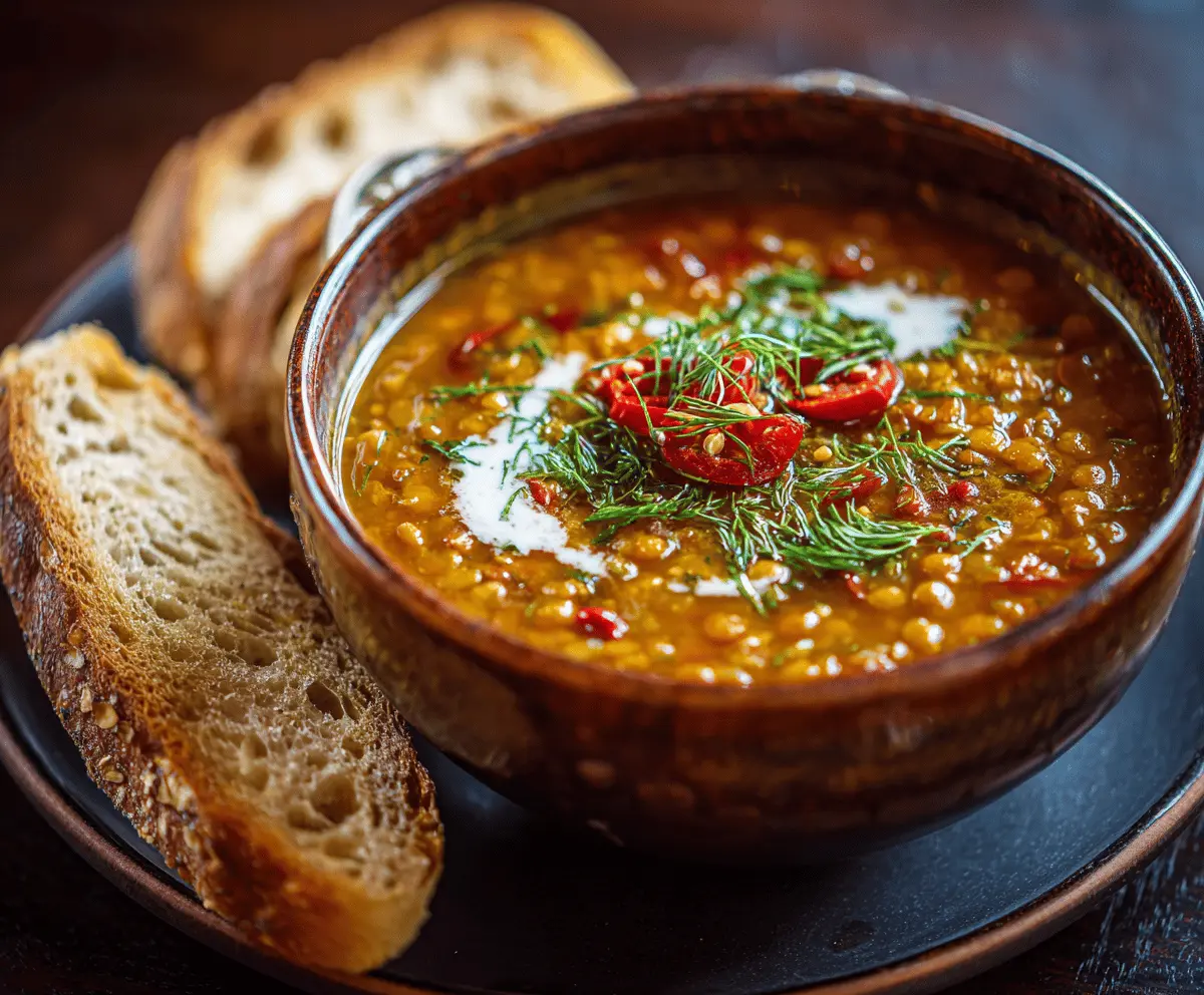 Lentil Soup with Herbs