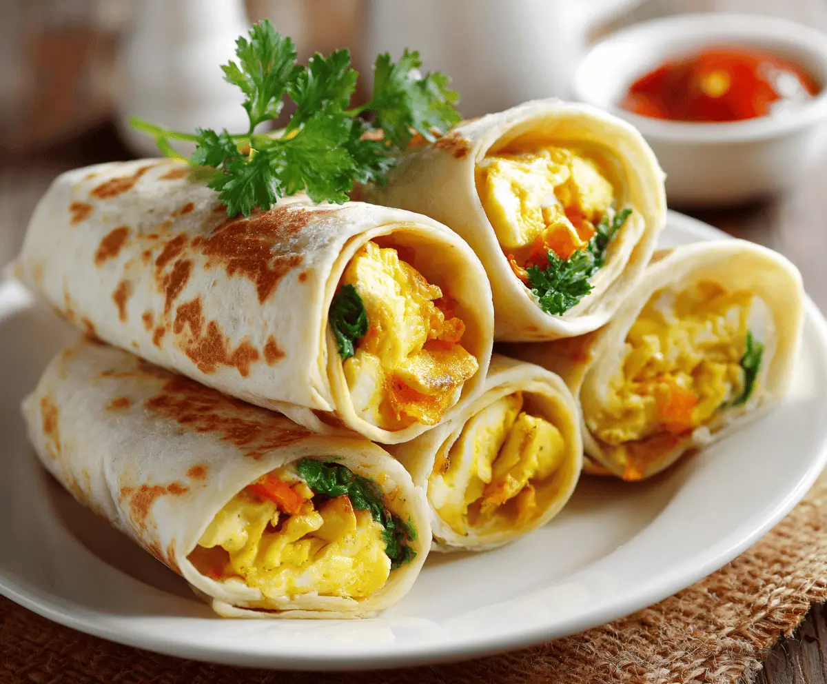 Breakfast Burritos with Eggs