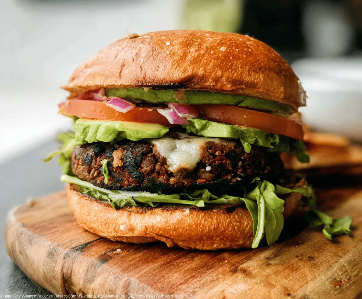 Easy Healthy Black Bean Burger Recipe