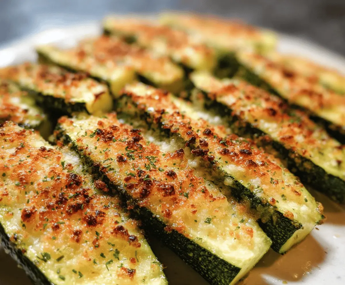 Easy Baked Parmesan Zucchini Recipe