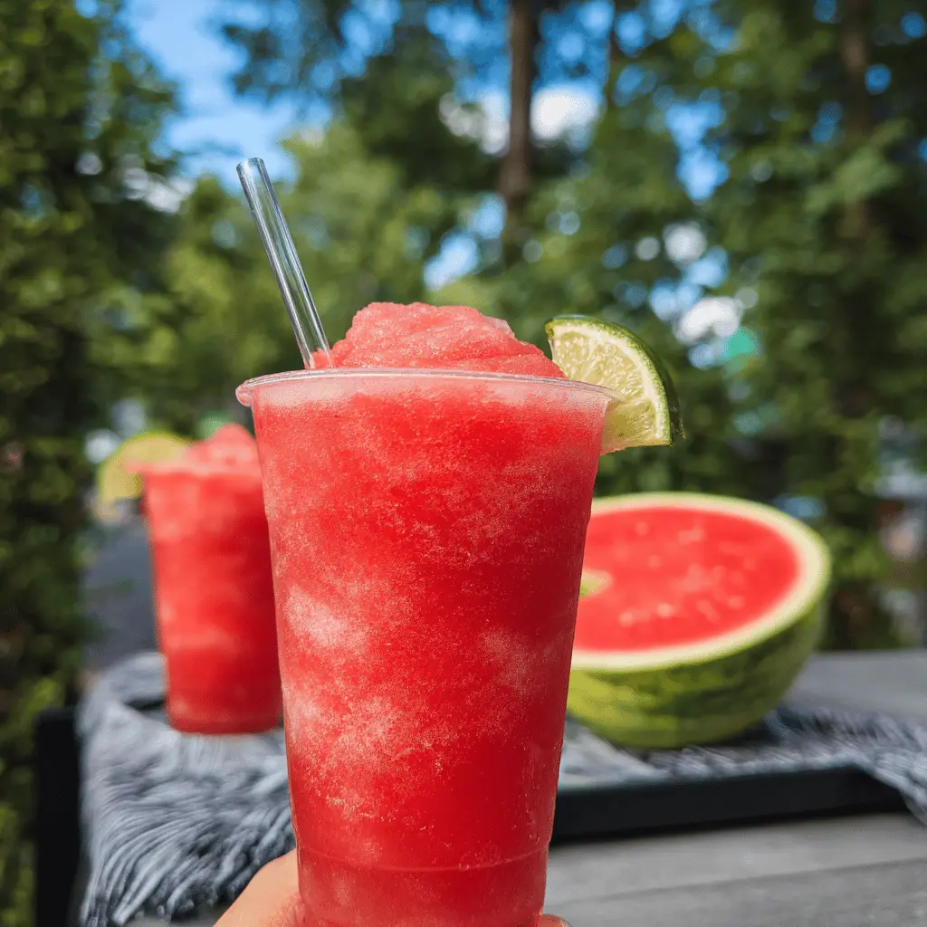 Refreshing Watermelon Slushie Recipe