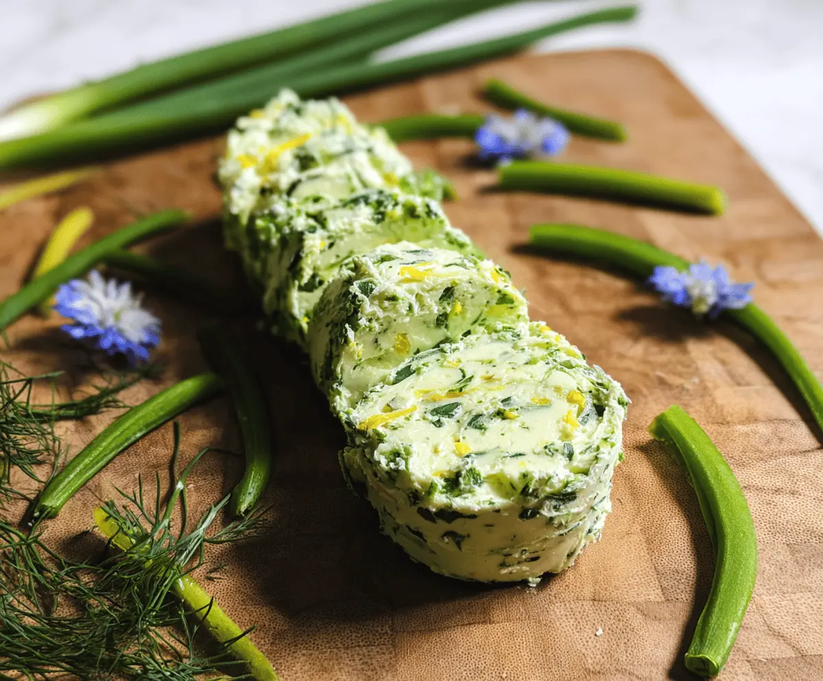 Creamy Garlic Scapes Butter Recipe