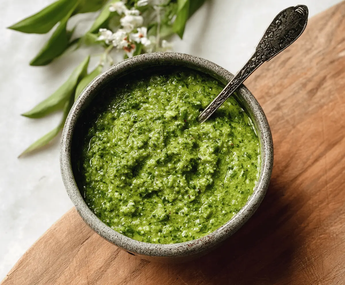 Easy Garlic Scape Pesto Recipe for Fresh Flavor