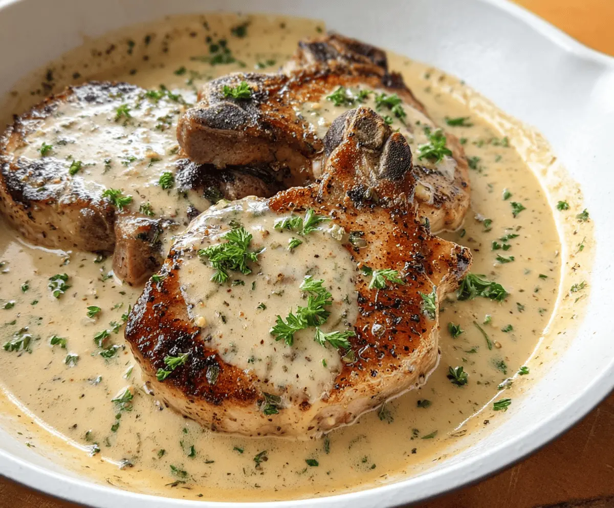 Garlic Parmesan Slow Cooker Pork Chops Recipe