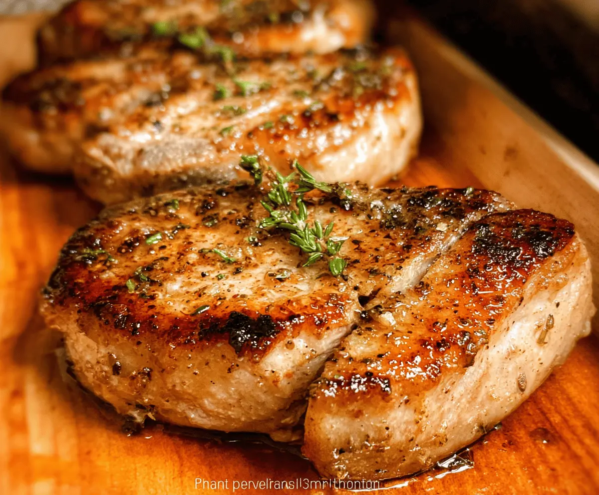 Juicy Oven Baked Pork Chops Recipe