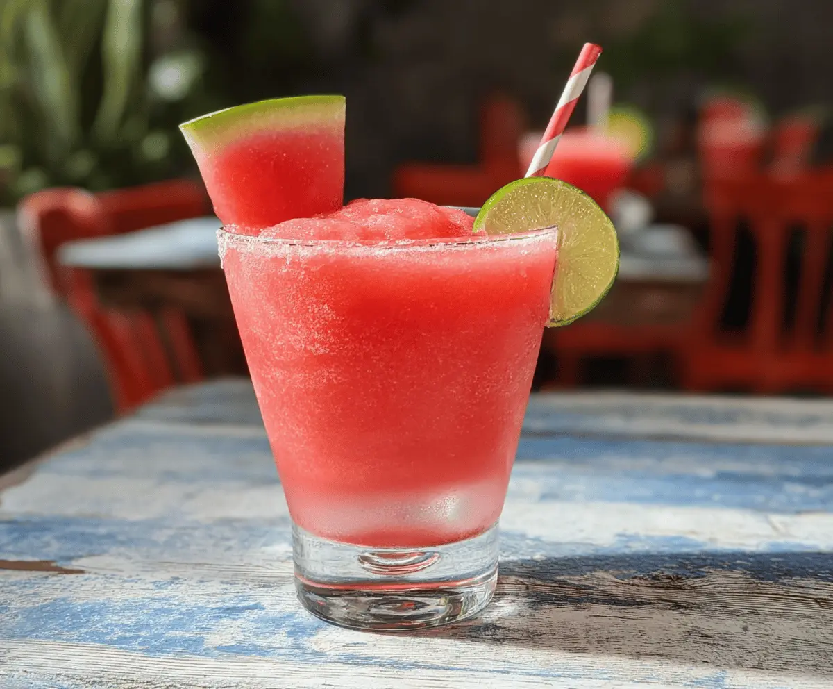 Refreshing Frozen Watermelon Daiquiri Recipe