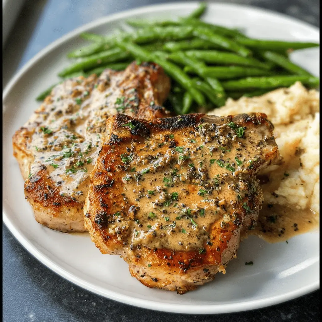 Creamy Boursin Pork Chops Recipe