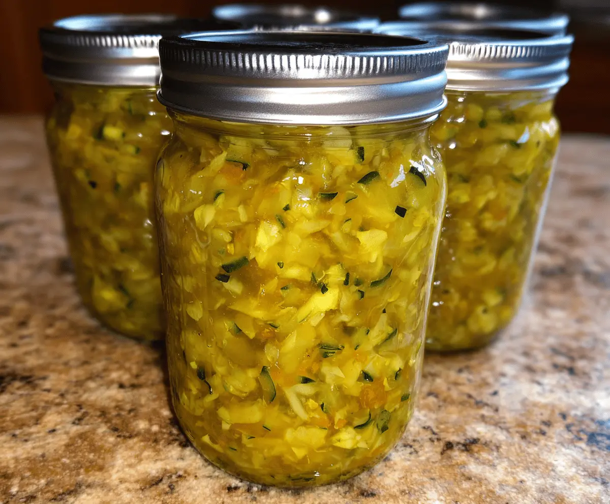 Grandma’s Classic Zucchini Relish Recipe