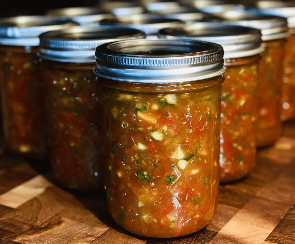 Easy Homemade Zucchini Salsa Recipe for Canning