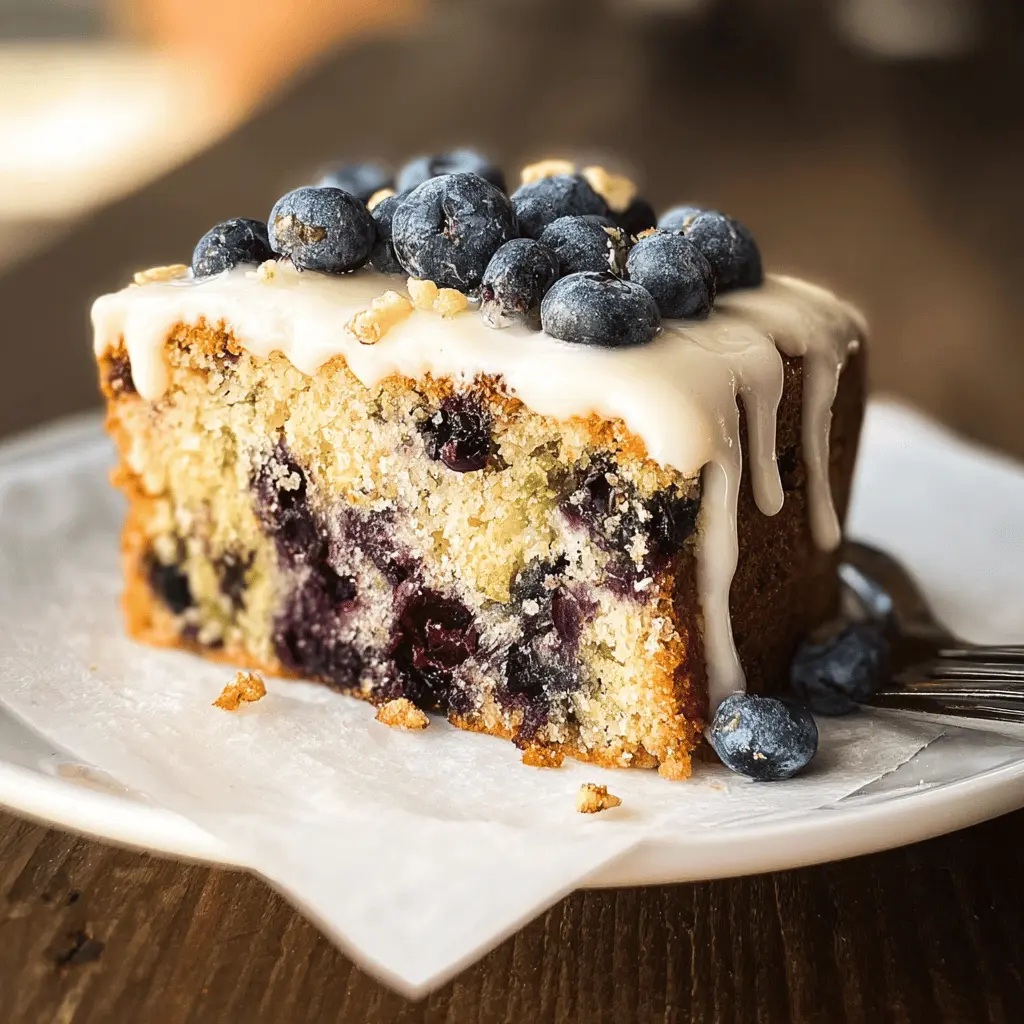 Moist Blueberry Zucchini Cake Recipe