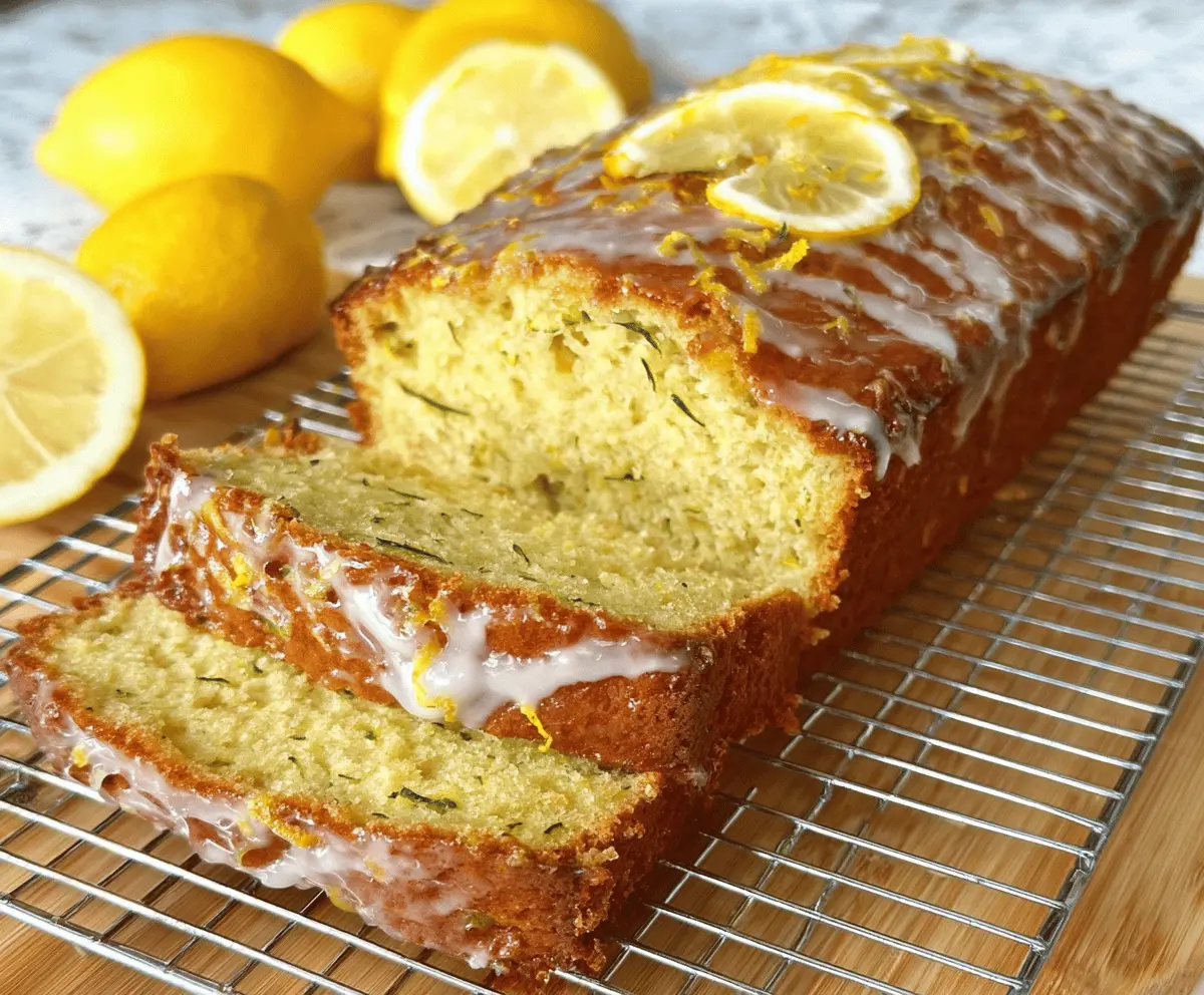 Moist Lemon Zucchini Bread Recipe