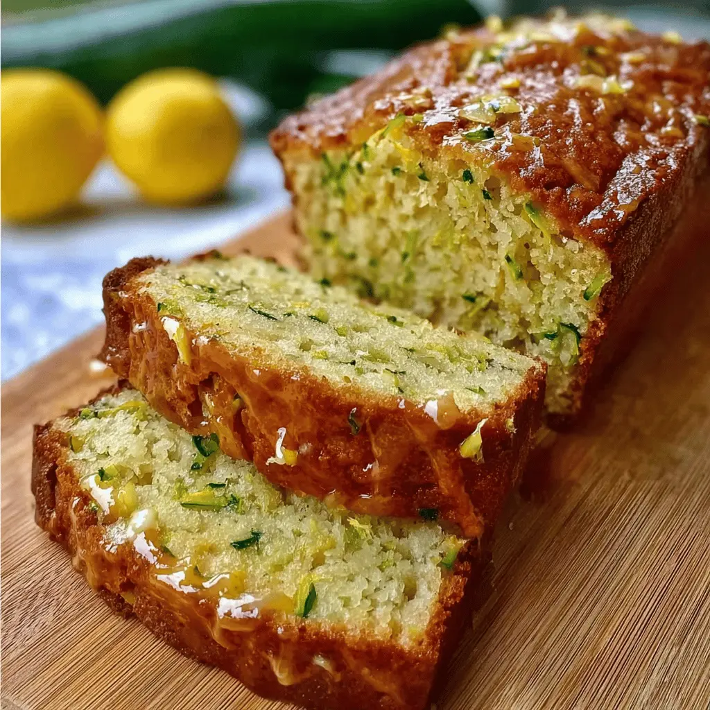 Moist Lemon Zucchini Bread Recipe
