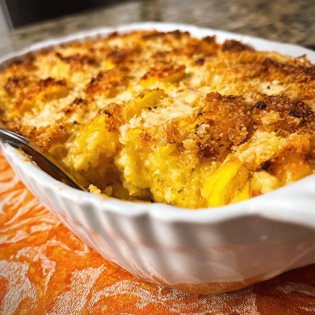 Easy Cheesy Yellow Squash Casserole Recipe
