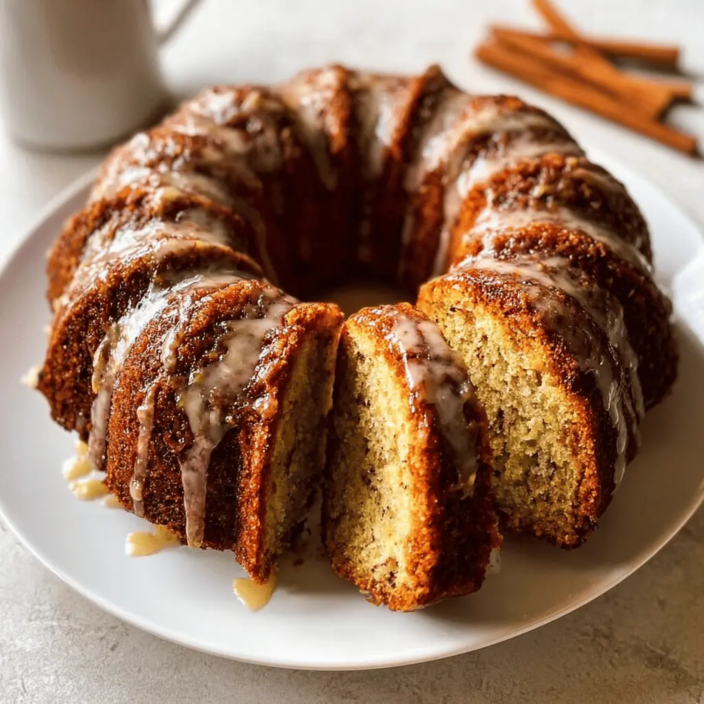 Moist Cinnamon Zucchini Bread Bundt Cake