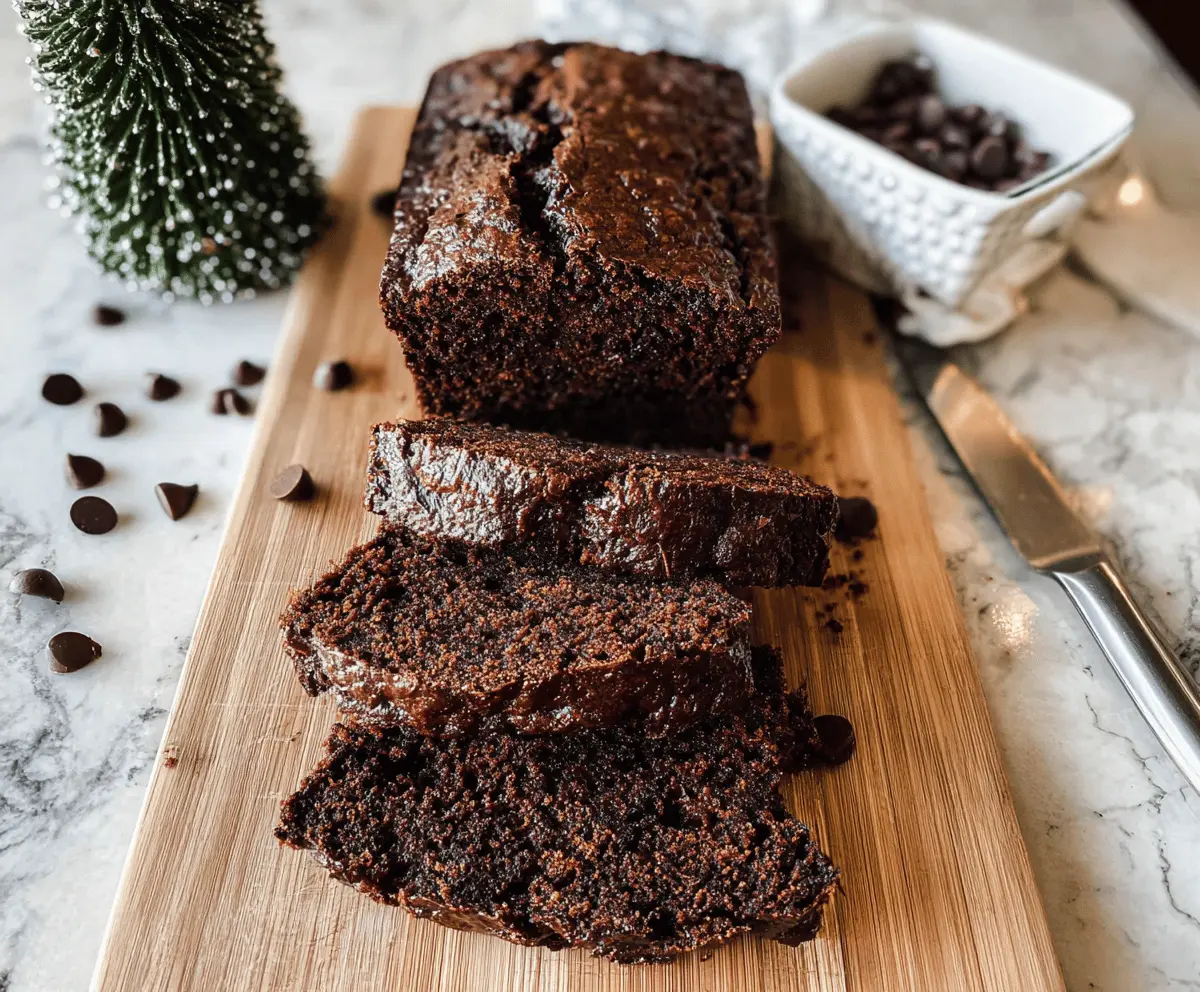 Healthy Chocolate Zucchini Bread Recipe